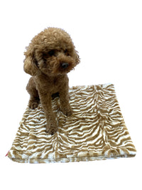 Thumbnail for Carrier Square Blanket, Zebra Cappuccino