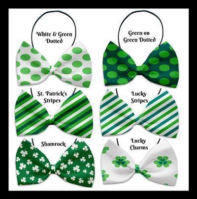 St. Patrick’s Dog Bow Tie
