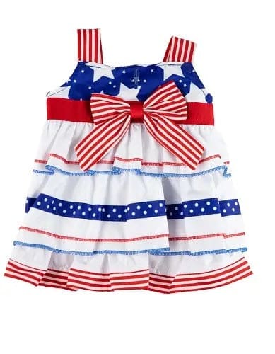 Stars & Stripes Ruffle Dog Dress