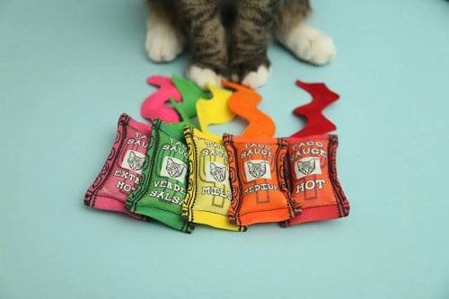 Taco Sauce Catnip Toy