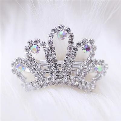 Tiara Dog Hair Barrette