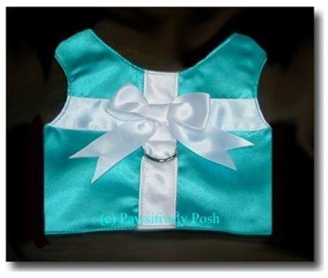 Tiffanies Little Blue Dog Harness