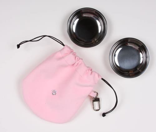 Travel Pouch with Pet Bowls