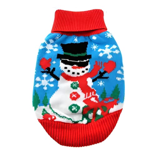 Ugly Snowman Holiday Dog Sweater