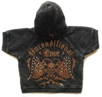 Thumbnail for Unconditional Love Dog Hoodie - Black
