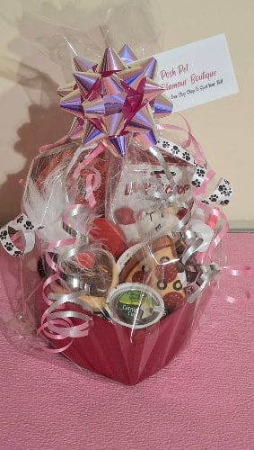 Valentines Day Cat Gift Basket
