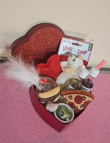 Valentines Day Cat Gift Basket