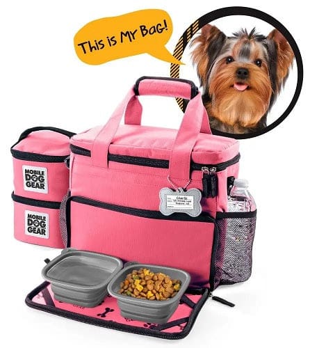 Week Away Dog Travel Bag - Pink