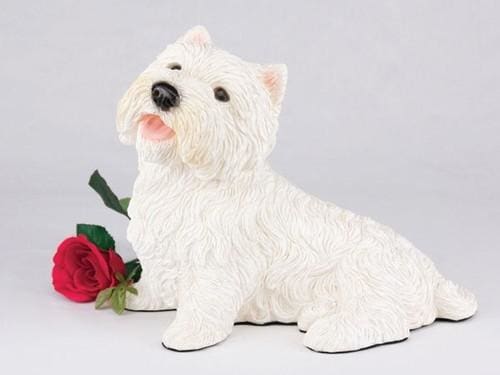 West Highland Terrier Urn