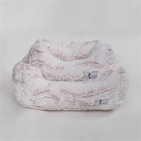 Thumbnail for Whisper Dog Bed - Baby Pink