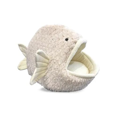 White Fish Dog Bed & Cat Hut
