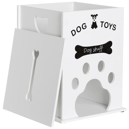 Wooden Dog Toy Storage Box