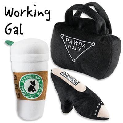 Working Gal Dog Toy Set