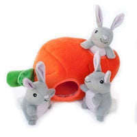 Thumbnail for Zippy Burrow Dog Toy - Bunny n Carrot